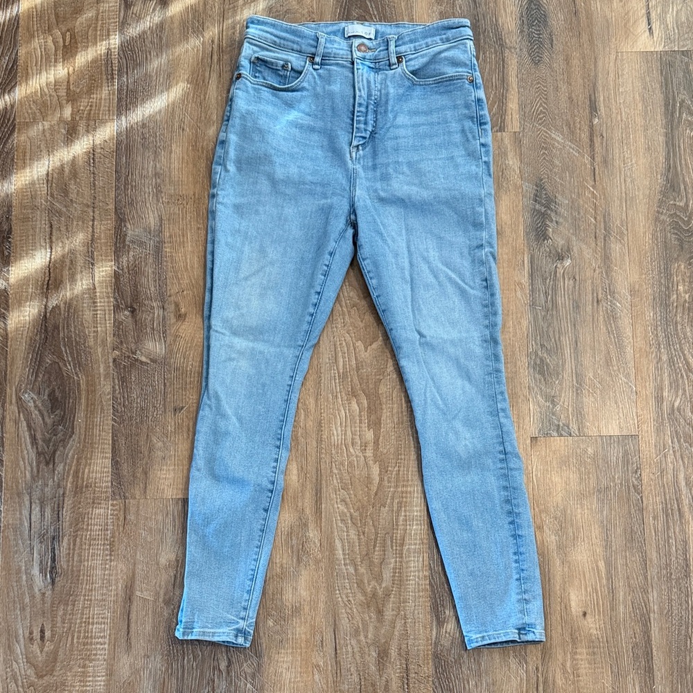 LOF Petite Light Blue High Rise Women's Jeans